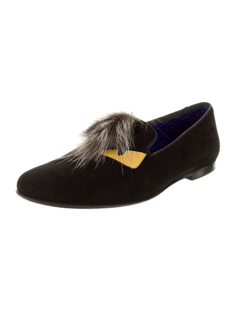 fendi monster evening loafers|Clogs and Loafers for Women .